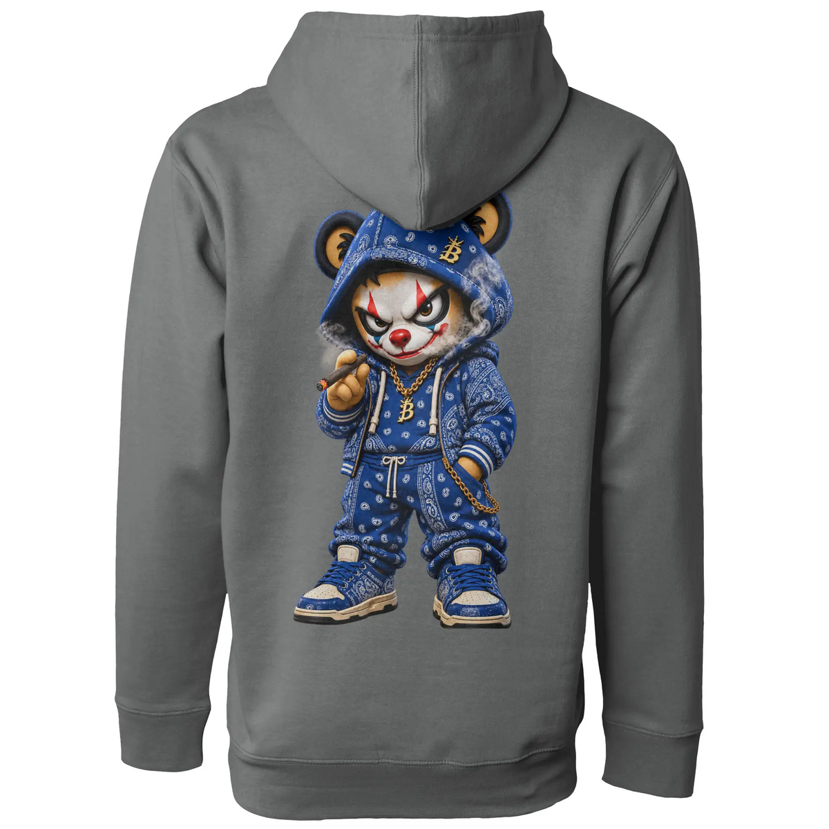 Blicky Blue Bear Hoodie