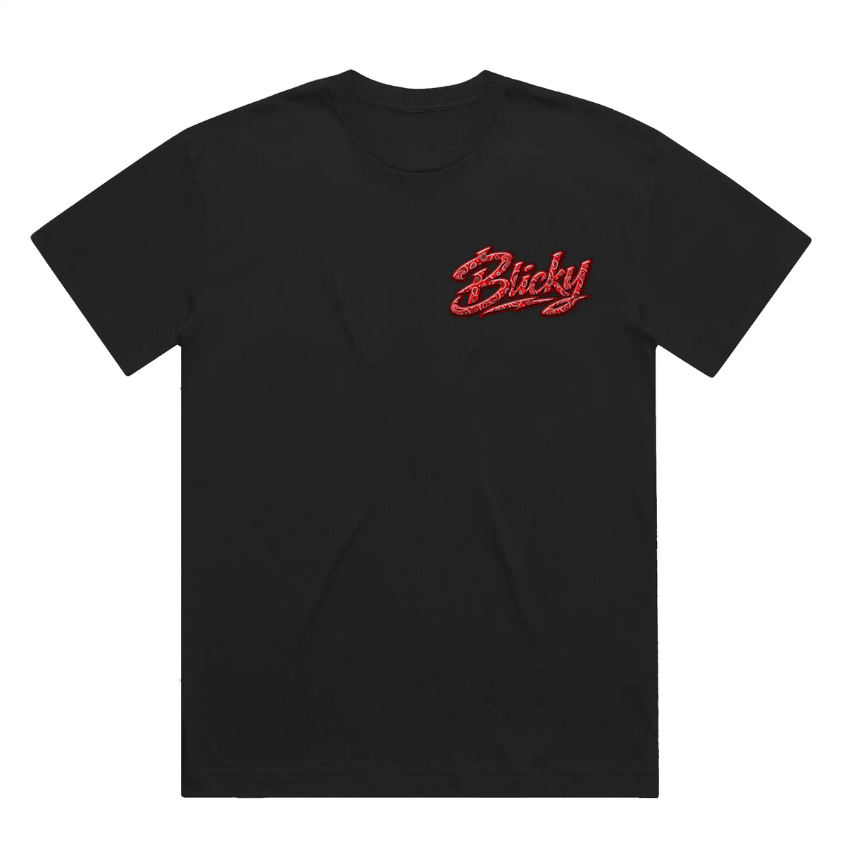 Blicky red bear Block Oversized Tee