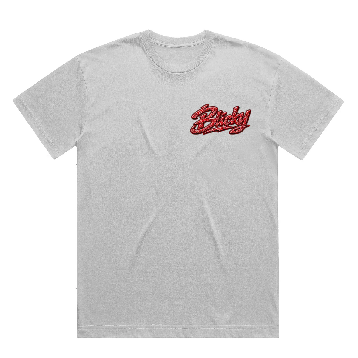 Blicky red bear Block Oversized Tee
