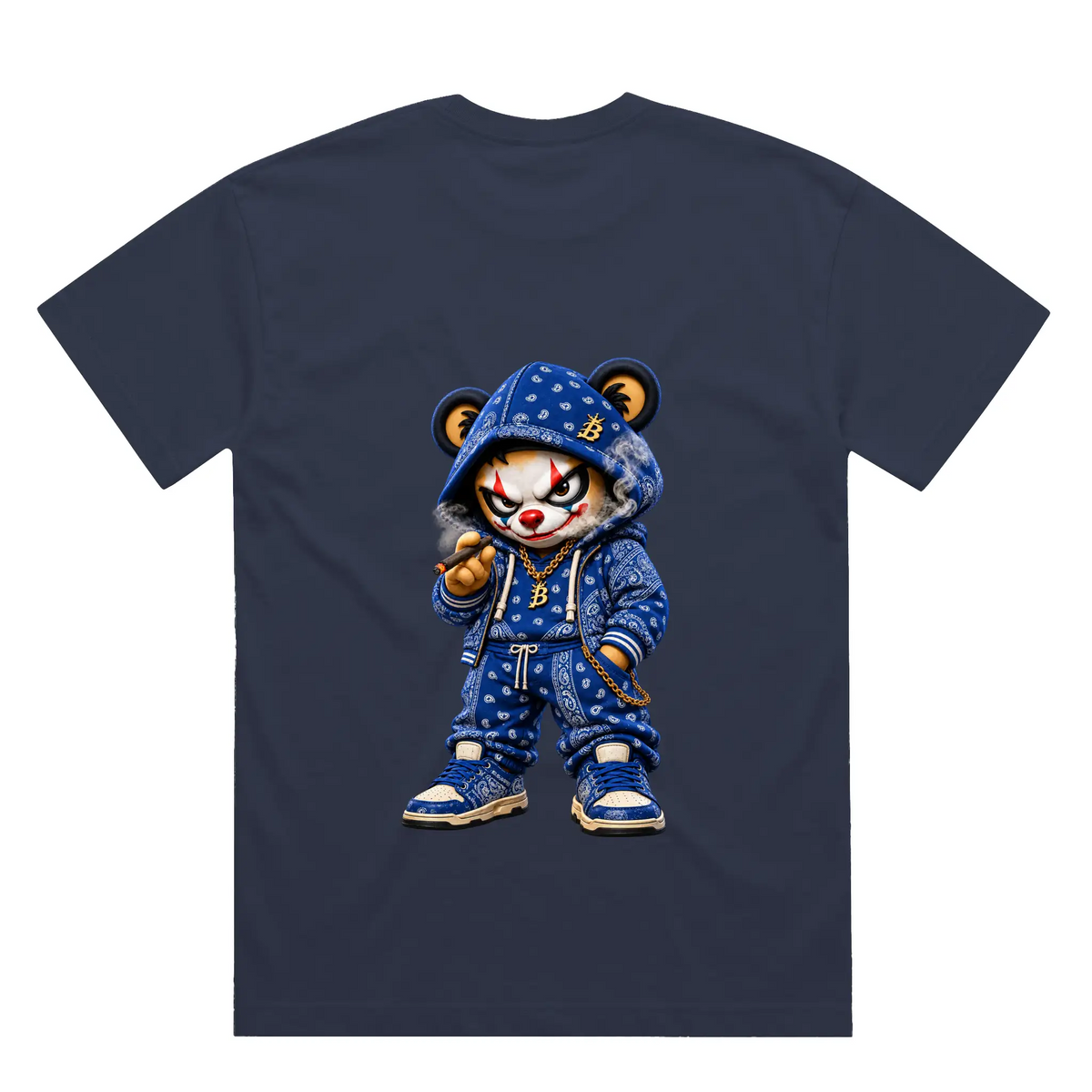 Blick blue bear Oversized Tee