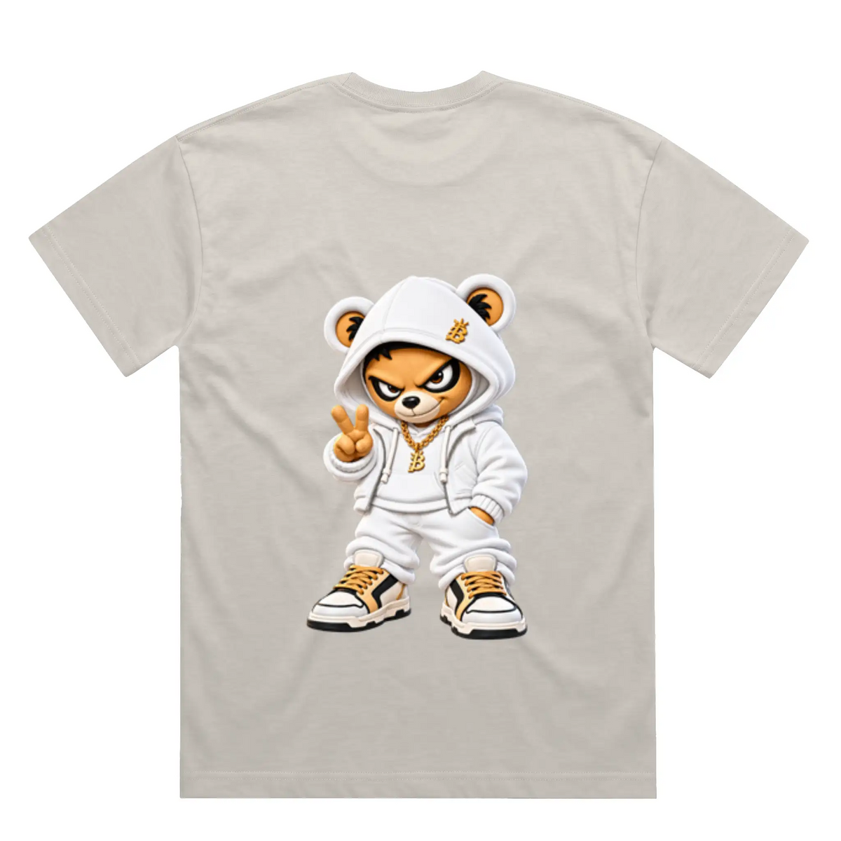 Blicky white bear Oversized Tee
