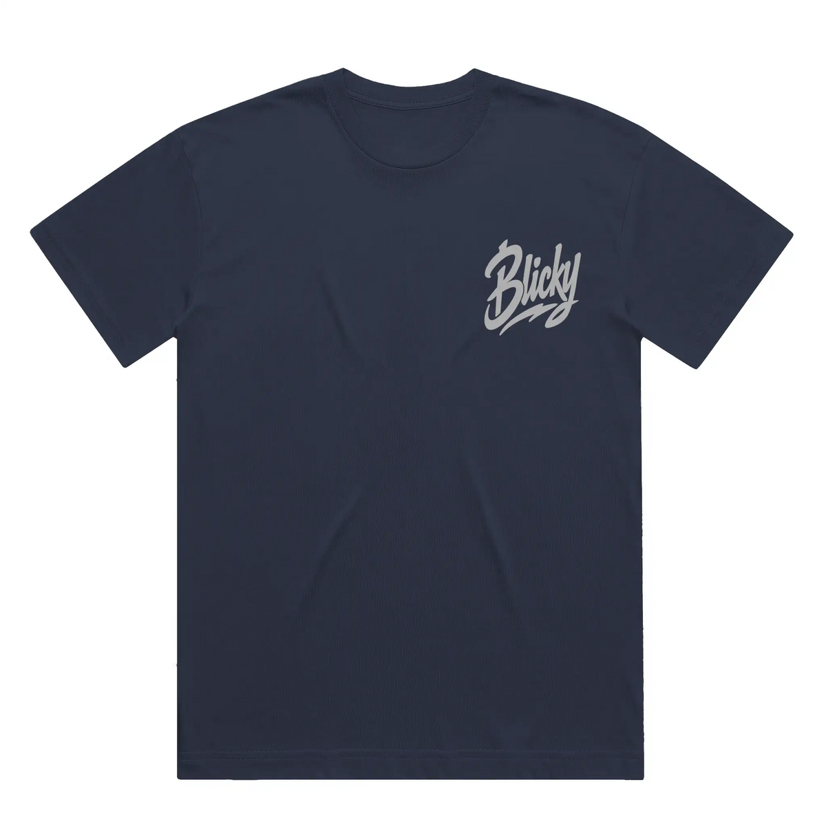 Blicky crowned B silver Oversized Tee