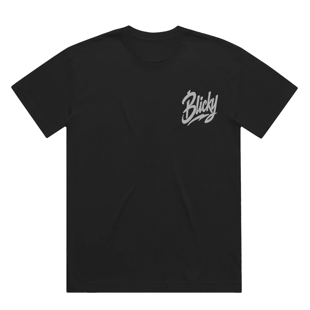 Blicky crowned B silver Oversized Tee