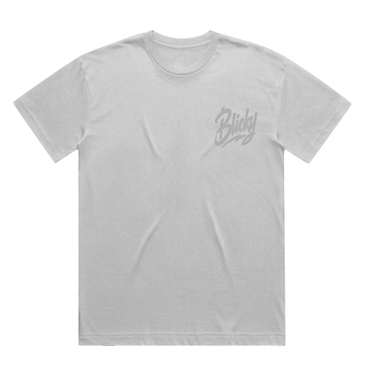 Blicky crowned B silver Oversized Tee