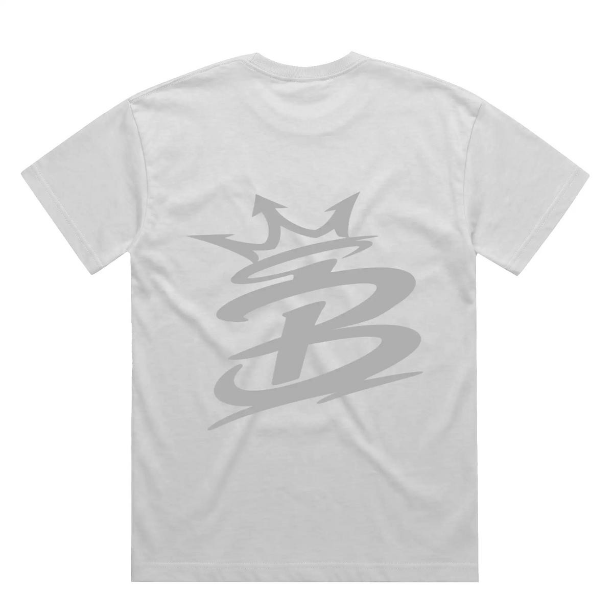 Blicky crowned B silver Oversized Tee