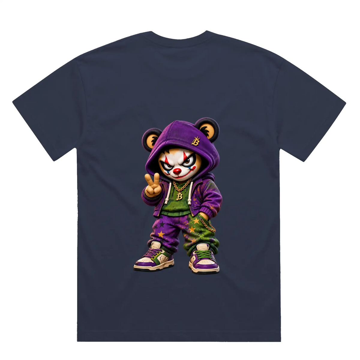Blicky bear multi Oversized Tee