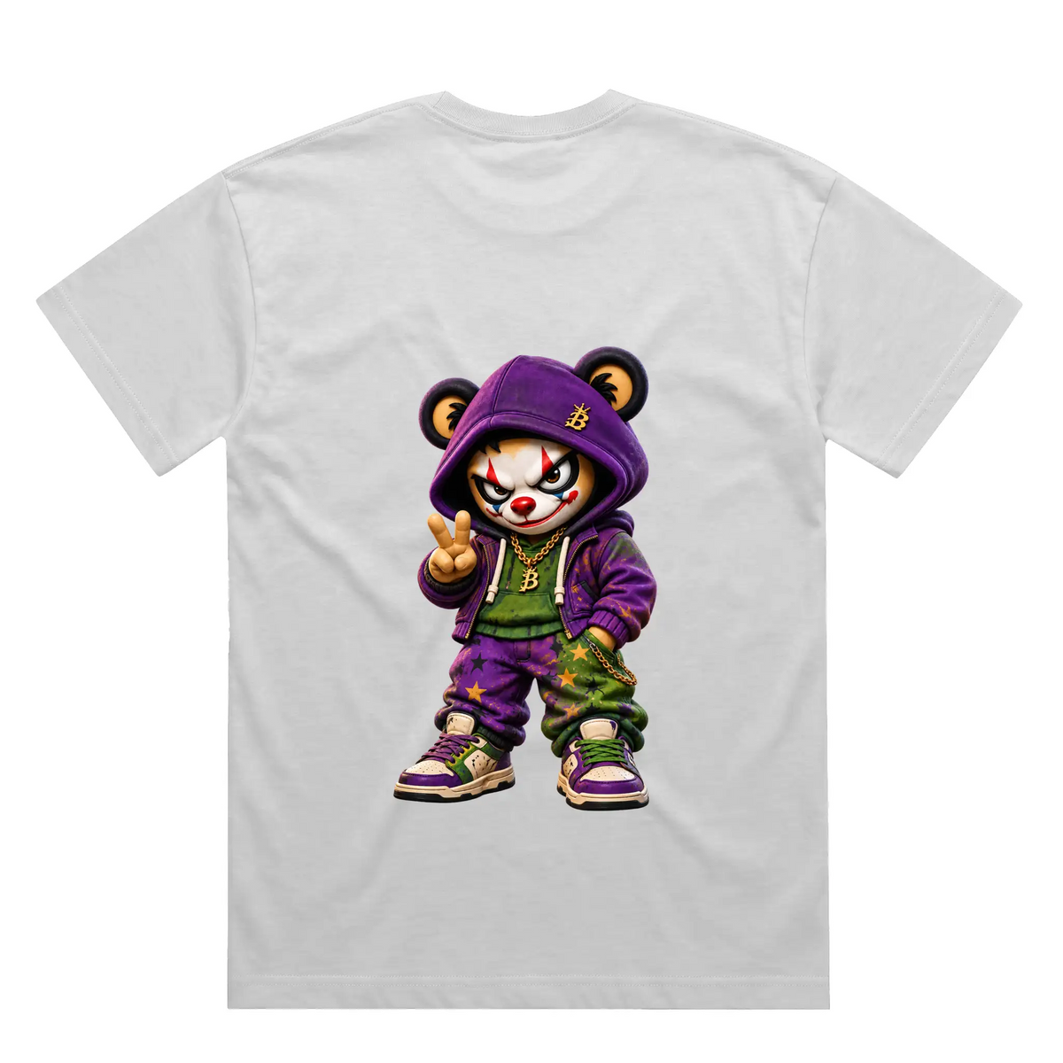 Blicky bear multi Oversized Tee