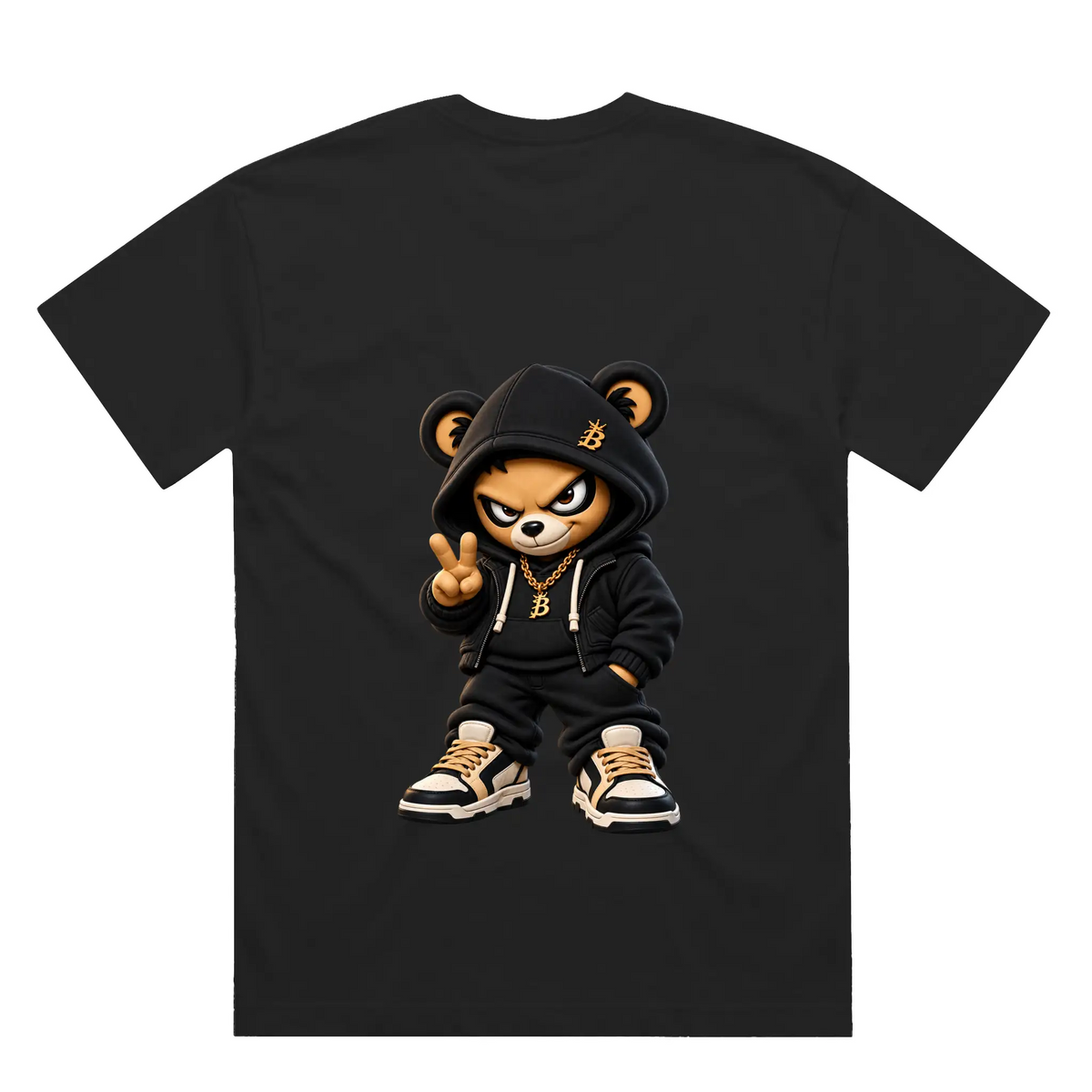 Blicky bear black Oversized Tee