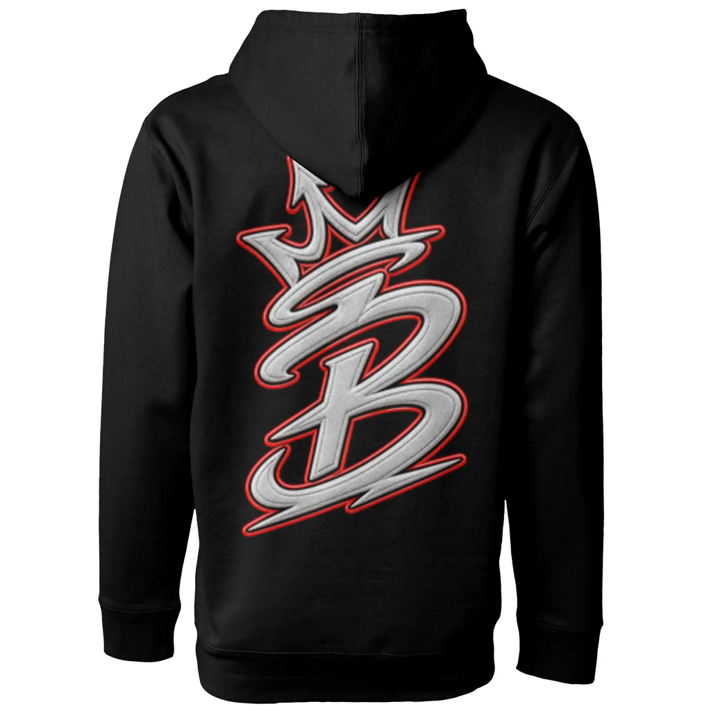 Blicky red line pullover hoody