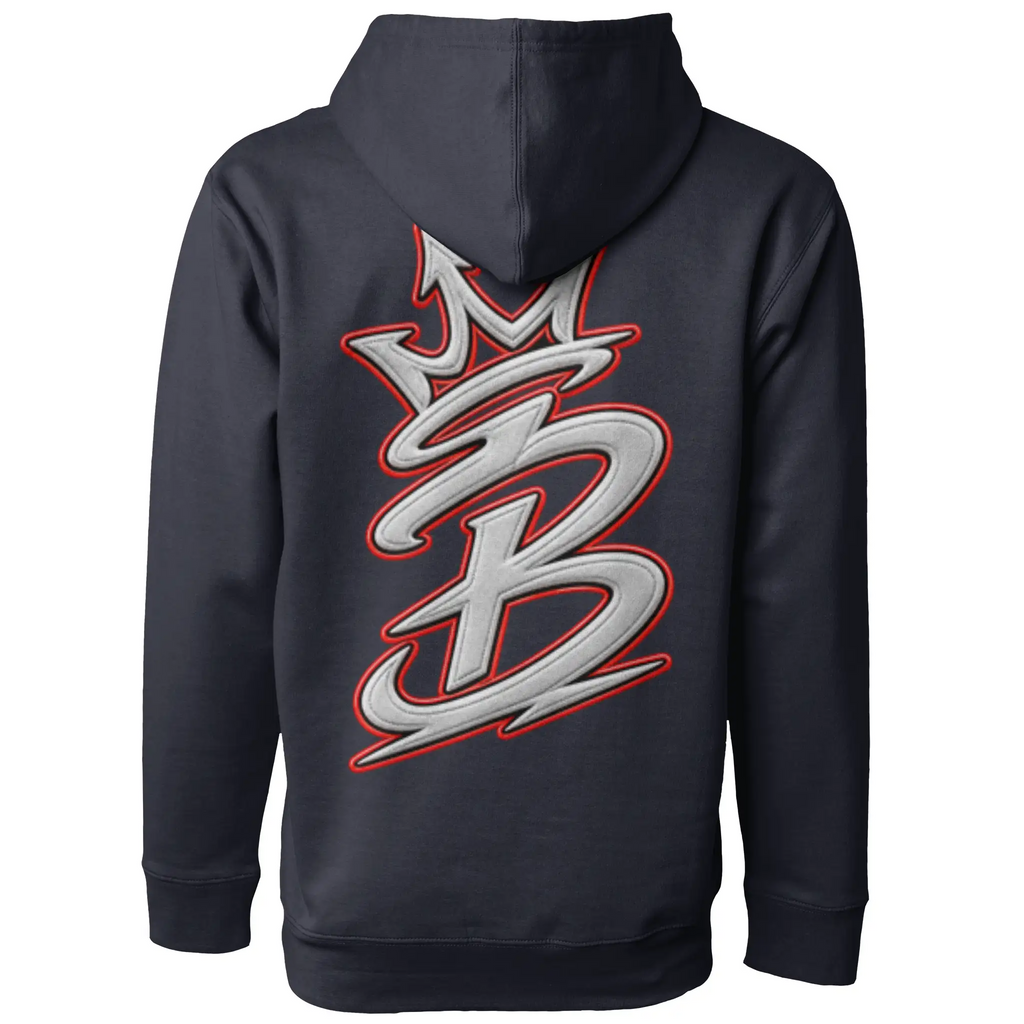 Blicky red line pullover hoody
