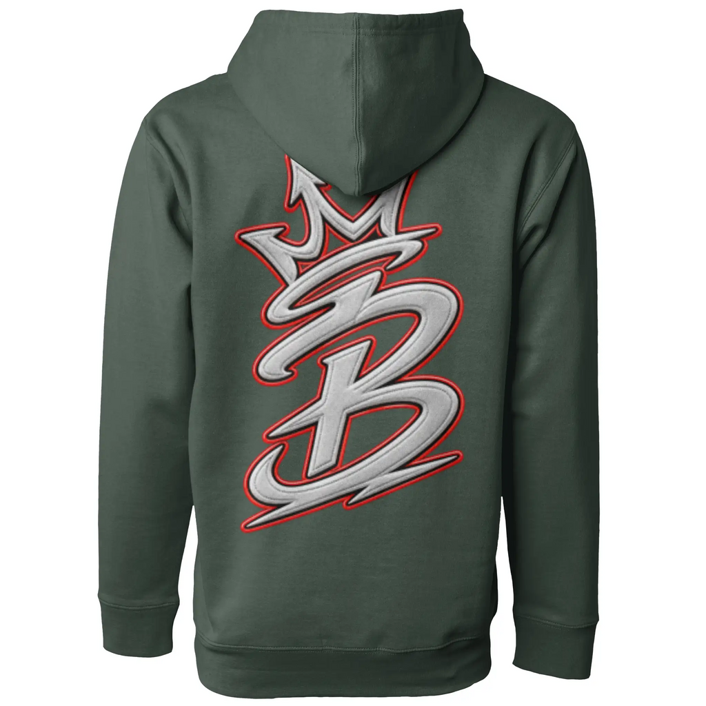 Blicky red line pullover hoody