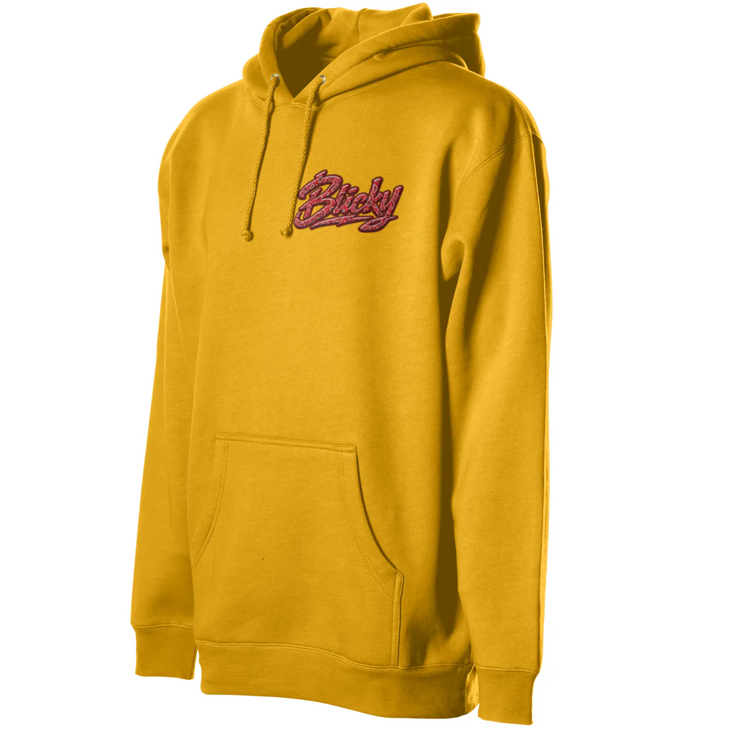 Blicky red bear pullover hoody