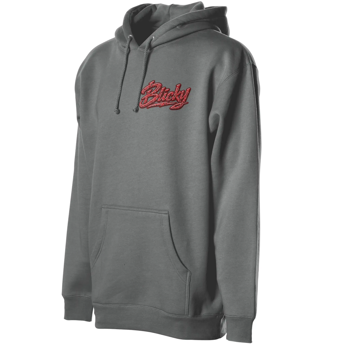 Blicky red bear pullover hoody
