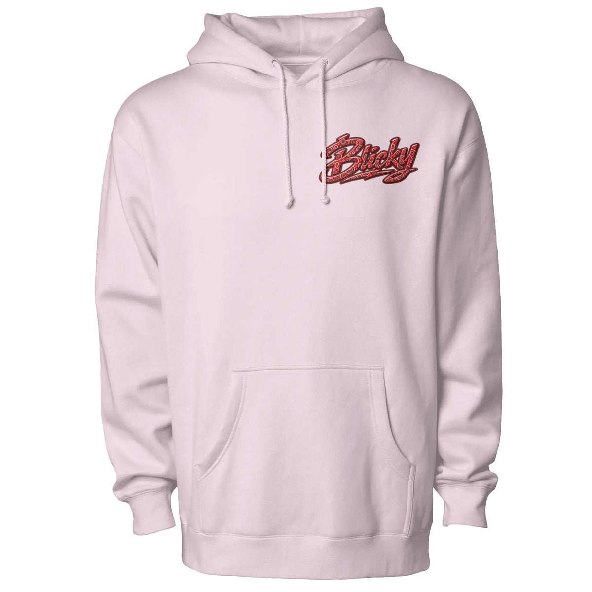 Blicky red bear pullover hoody