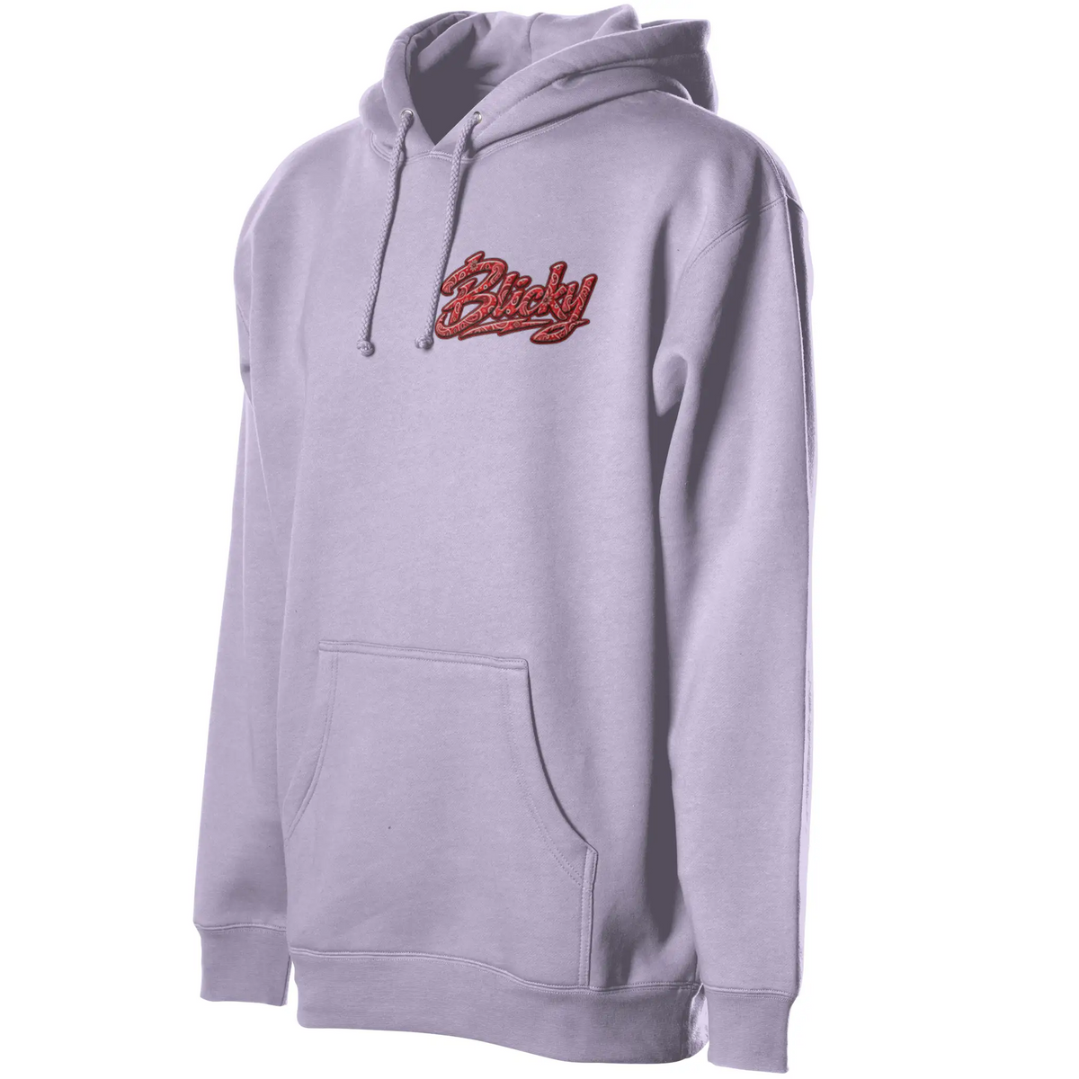 Blicky red bear pullover hoody