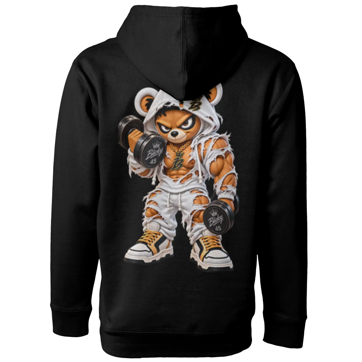 Blicky pullover hoody gym 2 design