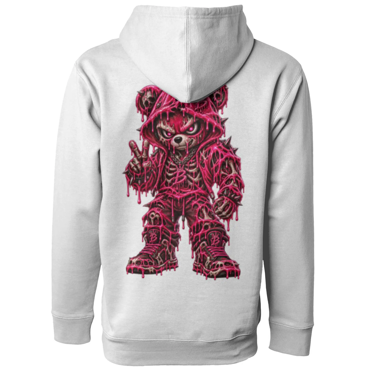 Blicky pullover hoody pink toxic design