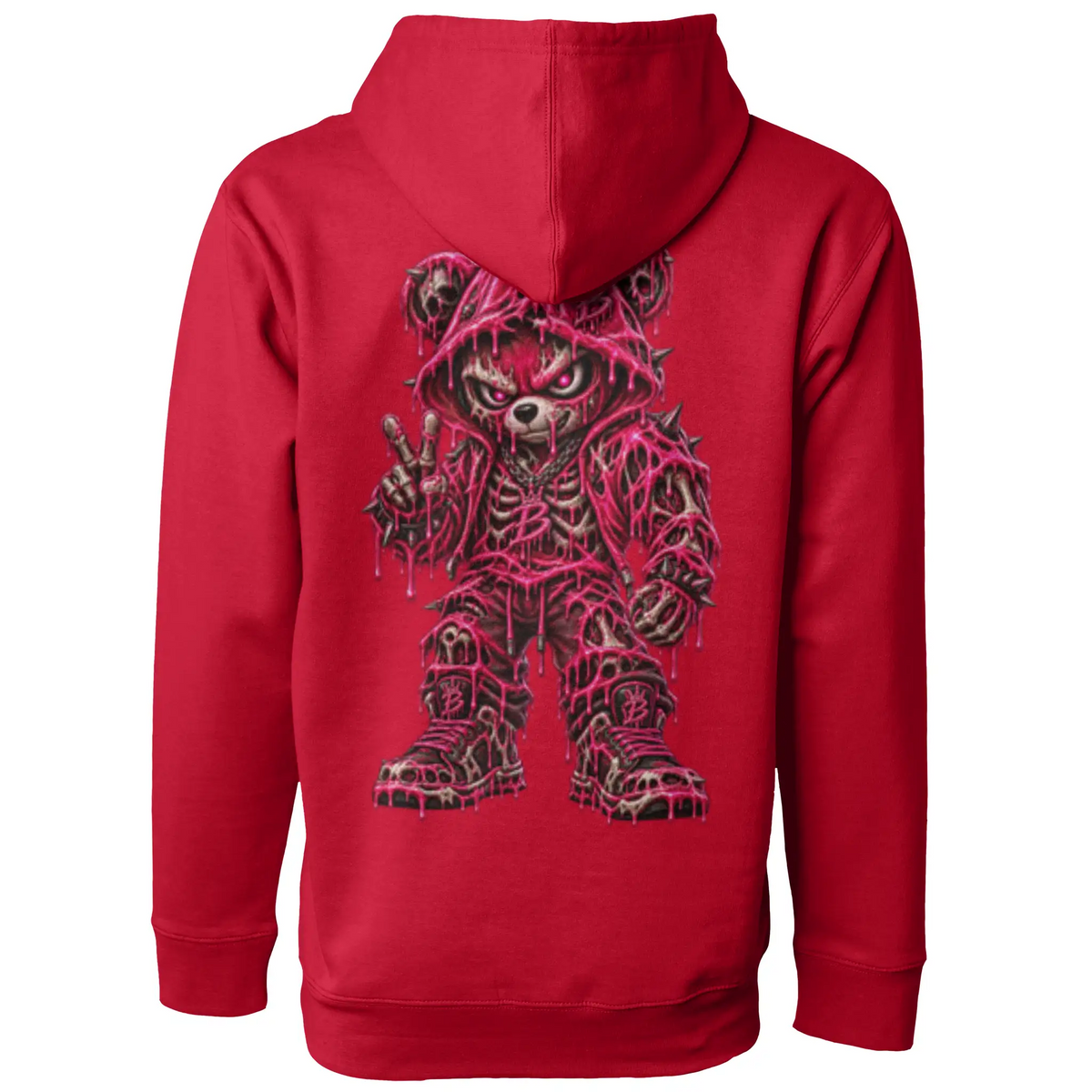 Blicky pullover hoody pink toxic design