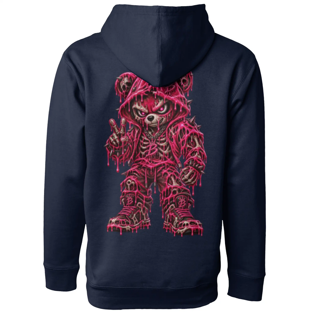 Blicky pullover hoody pink toxic design