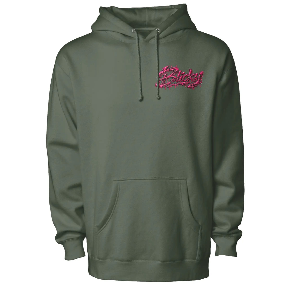 Blicky pullover hoody pink toxic design