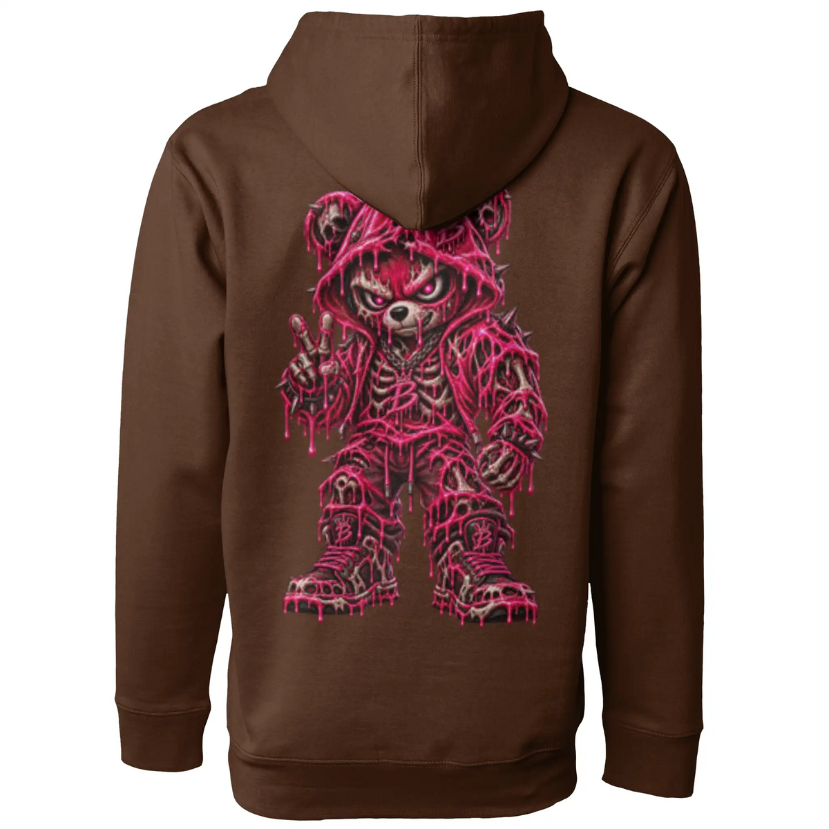 Blicky pullover hoody pink toxic design