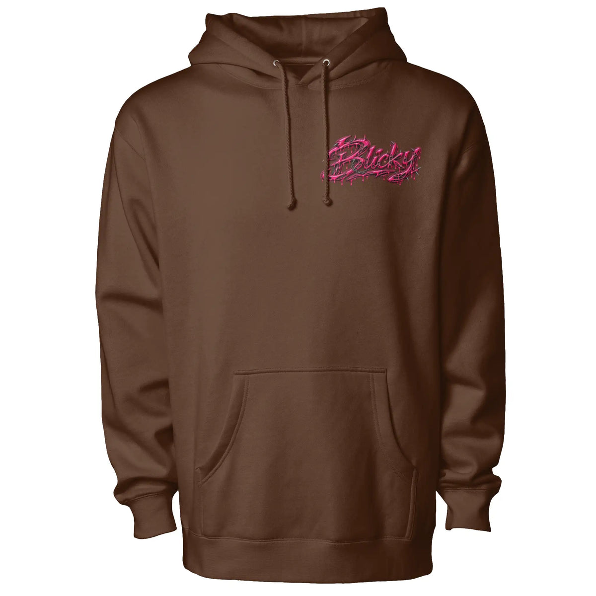 Blicky pullover hoody pink toxic design