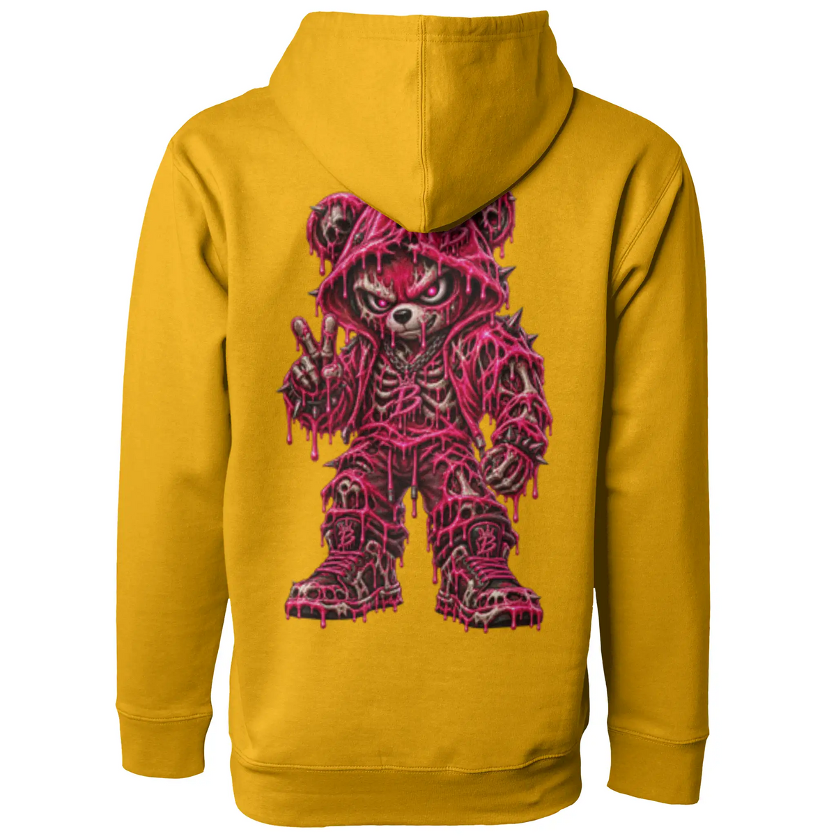 Blicky pullover hoody pink toxic design