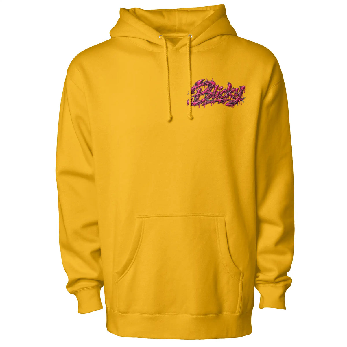 Blicky pullover hoody pink toxic design