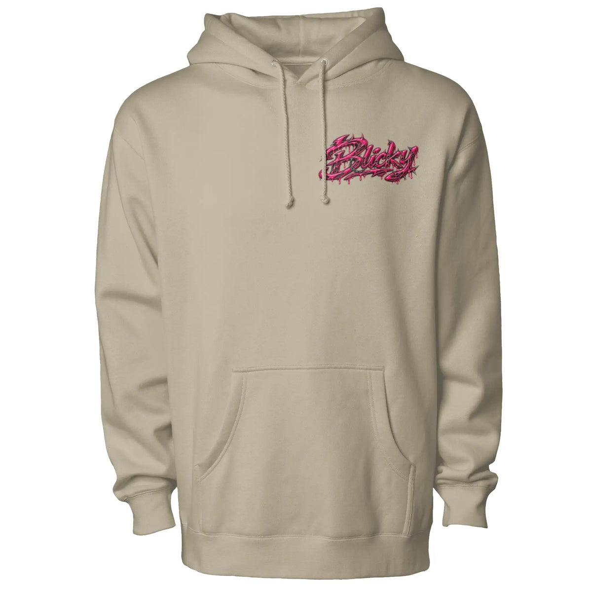 Blicky pullover hoody pink toxic design