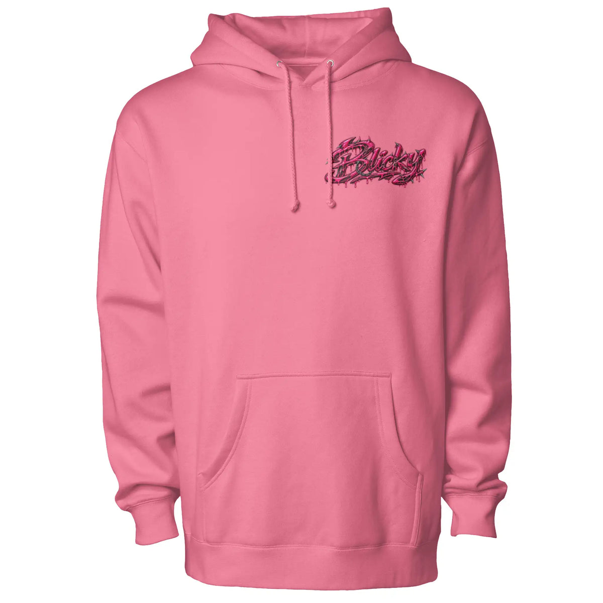 Blicky pullover hoody pink toxic design
