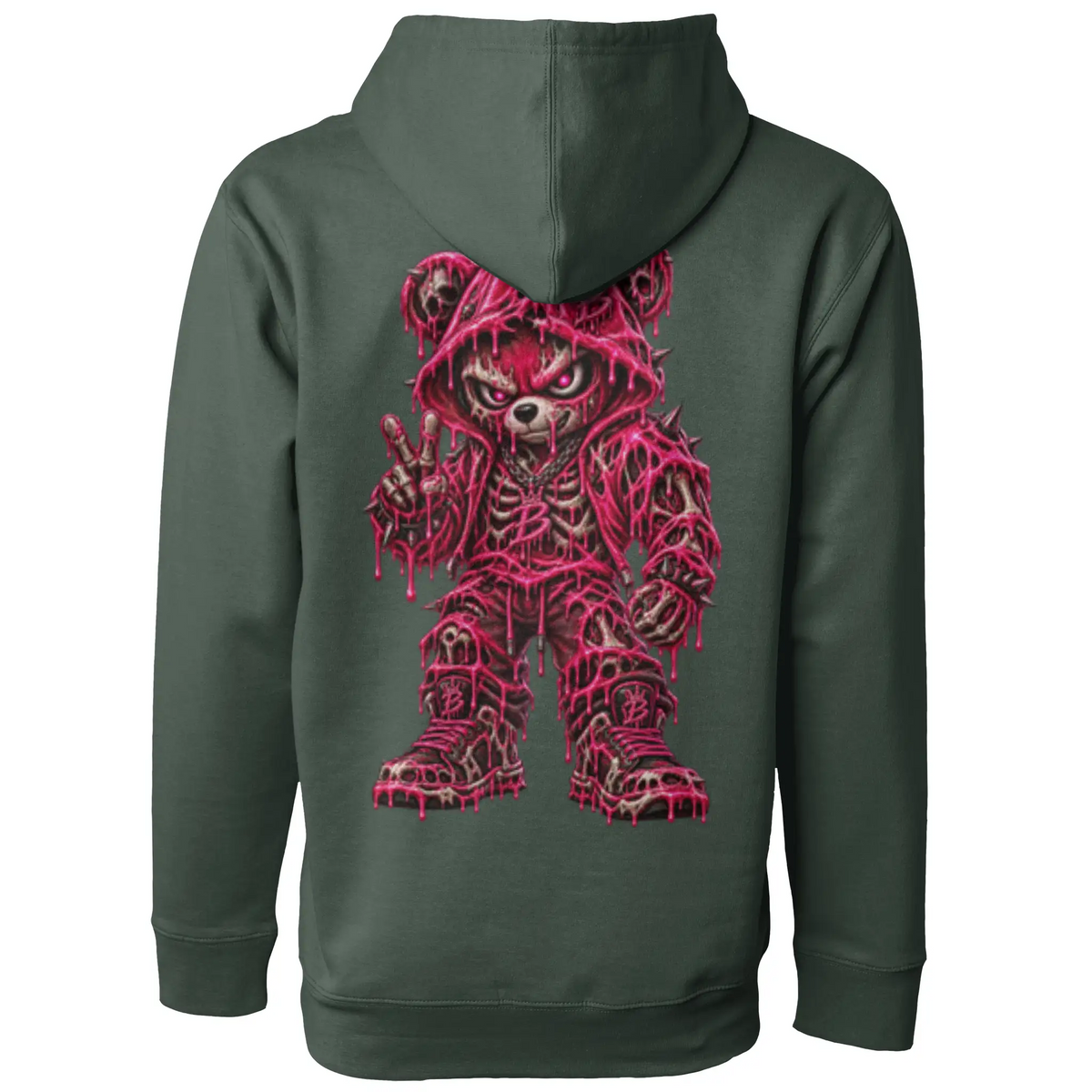 Blicky pullover hoody pink toxic design