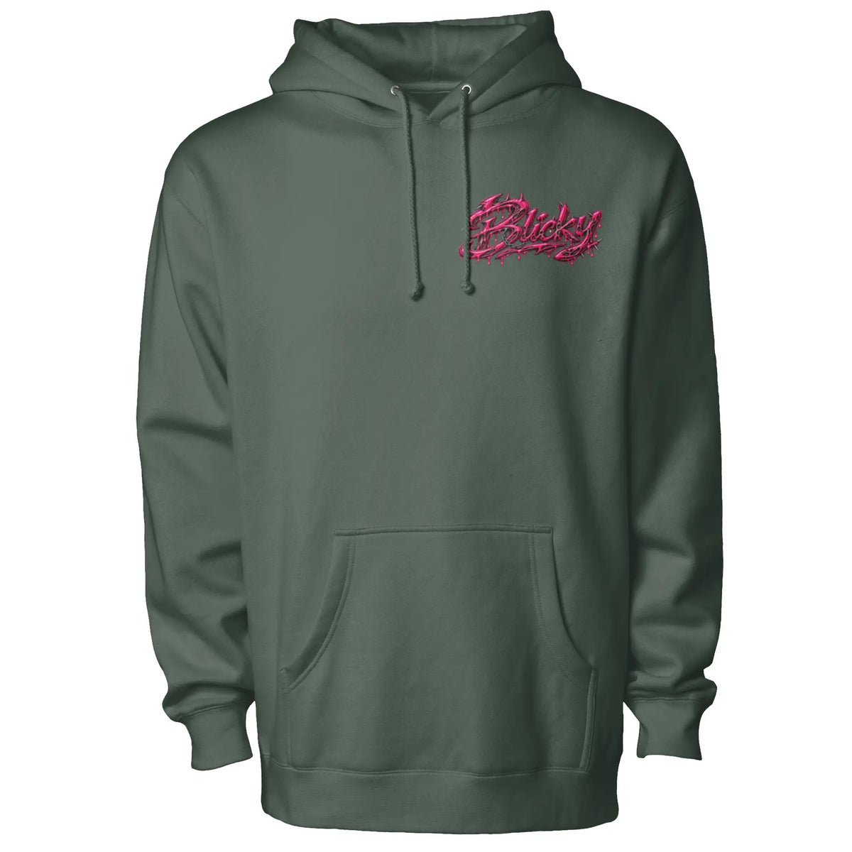 Blicky pullover hoody pink toxic design