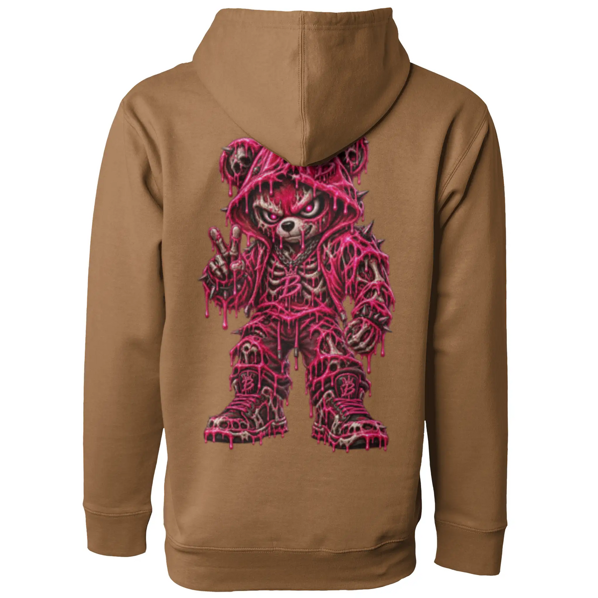 Blicky pullover hoody pink toxic design