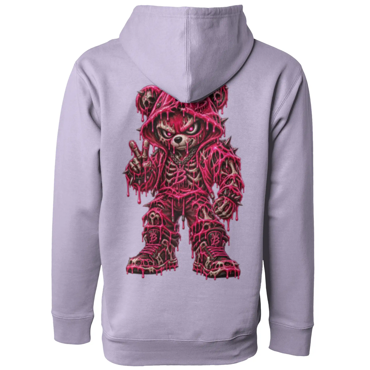 Blicky pullover hoody pink toxic design