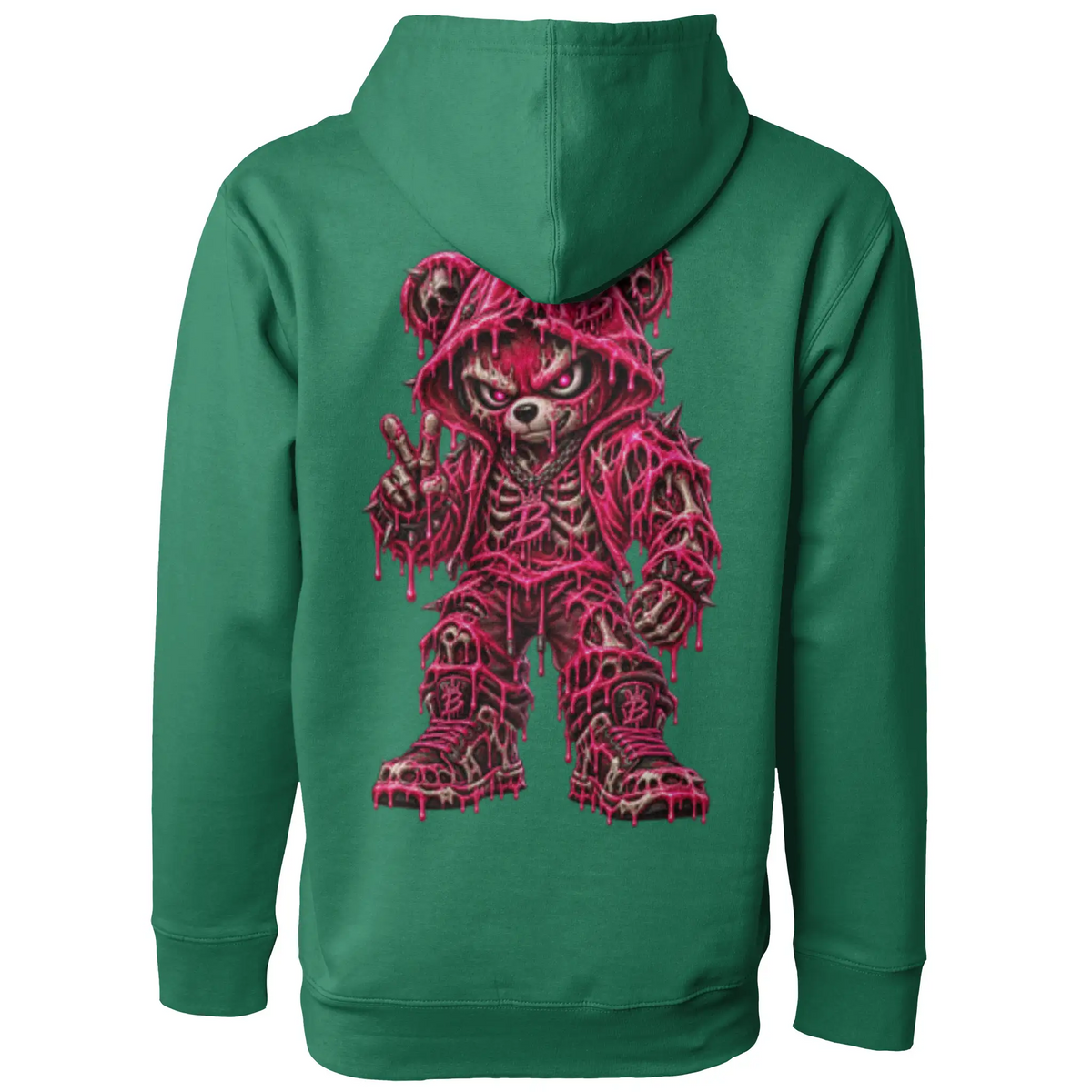 Blicky pullover hoody pink toxic design