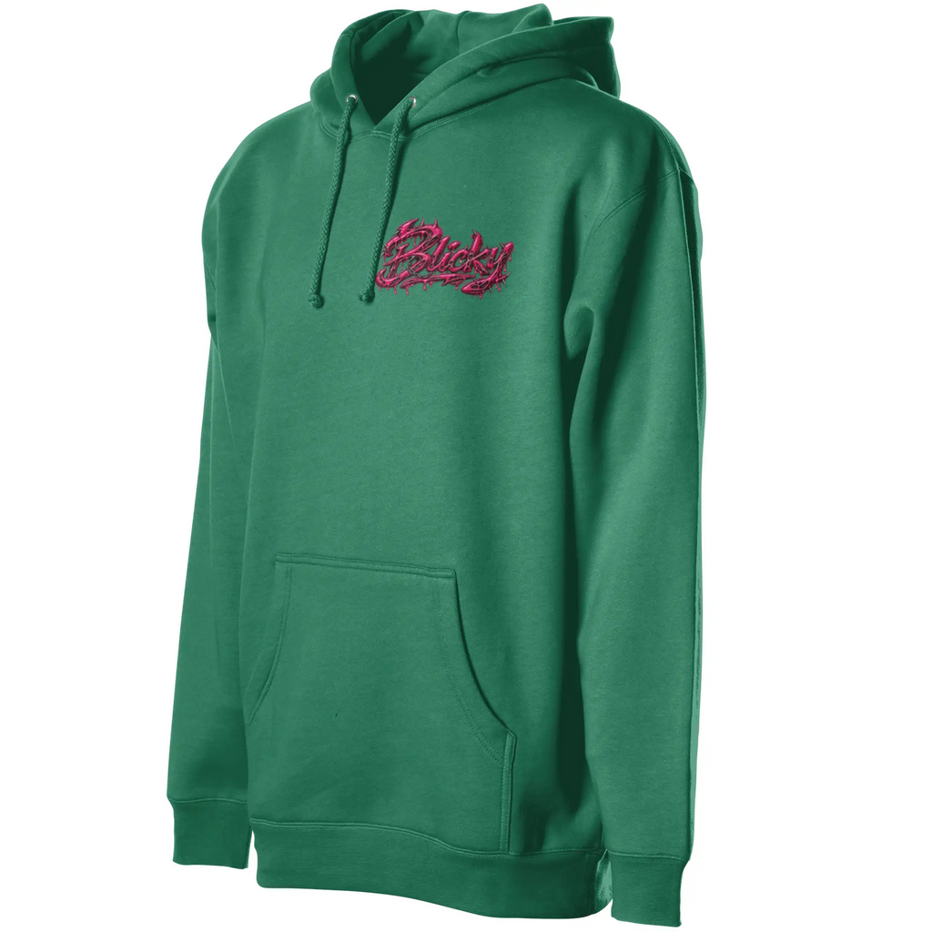 Blicky pullover hoody pink toxic design