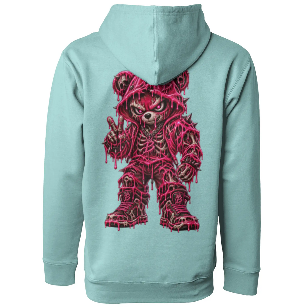 Blicky pullover hoody pink toxic design