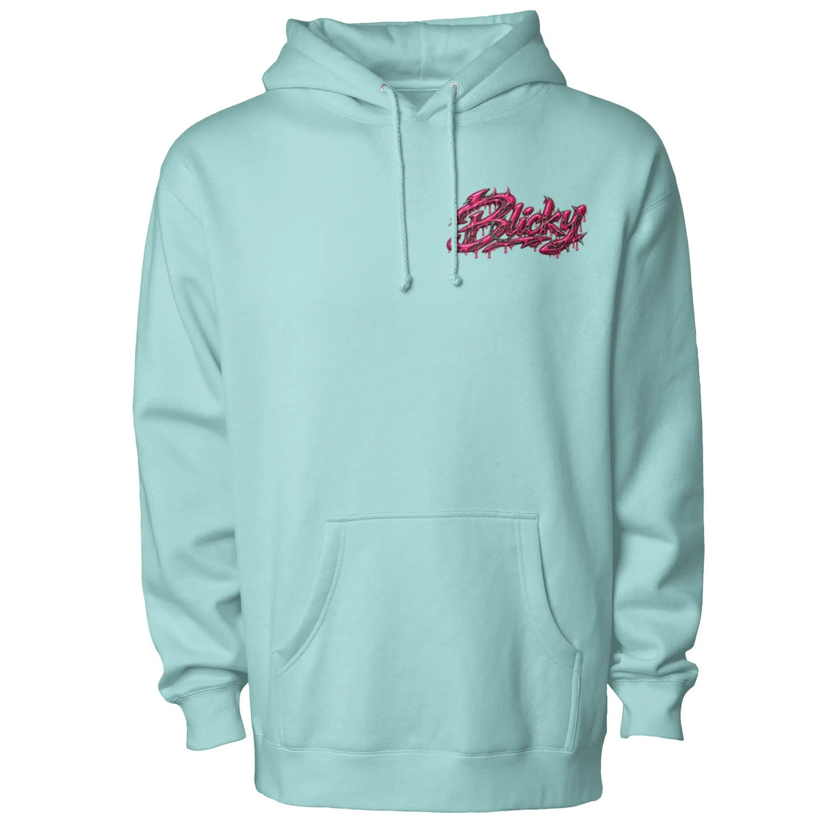 Blicky pullover hoody pink toxic design