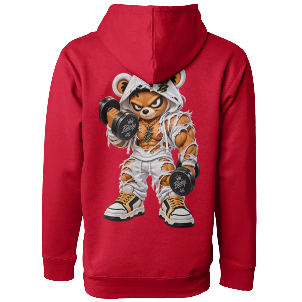 Blicky pullover hoody gym 2 design