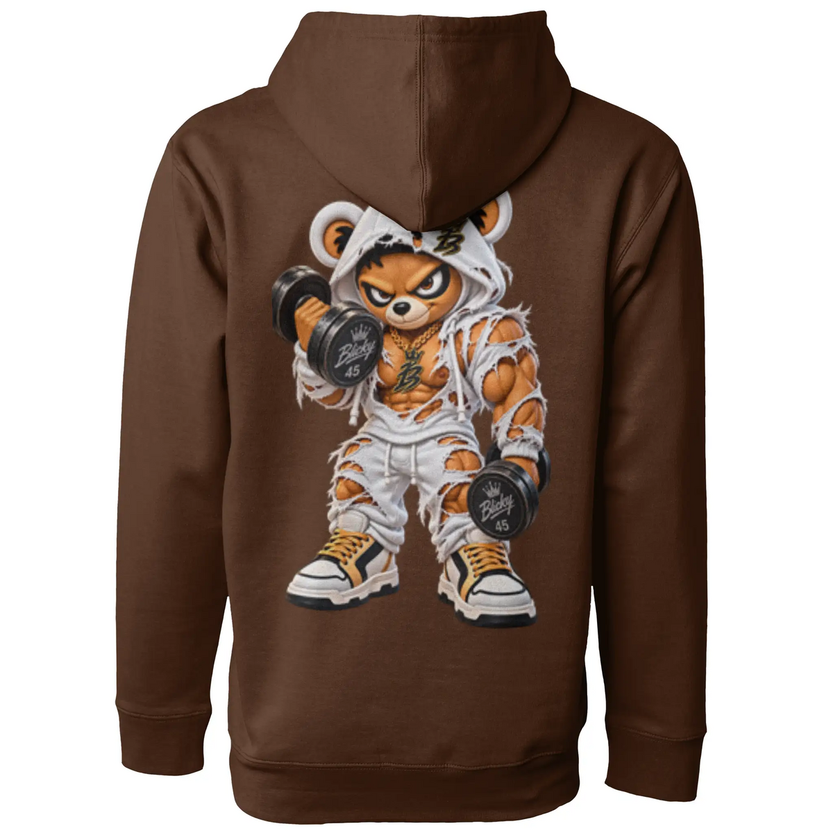 Blicky pullover hoody gym 2 design