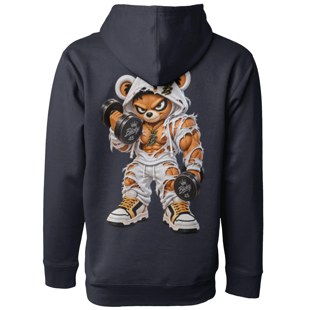 Blicky pullover hoody gym 2 design