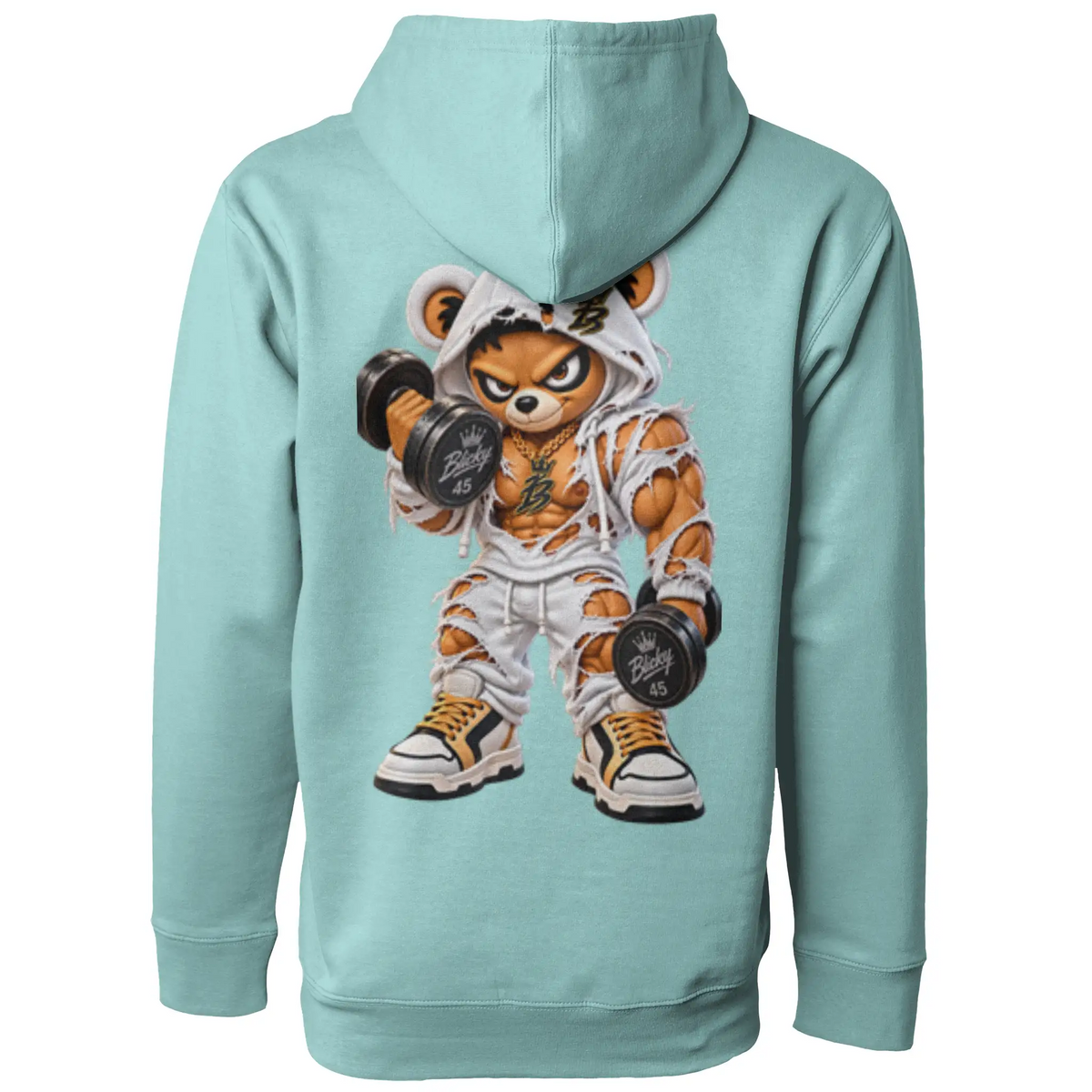 Blicky pullover hoody gym 2 design