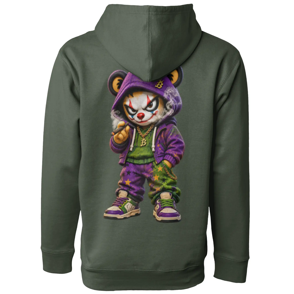 Blicky pullover hoody clown 2 design