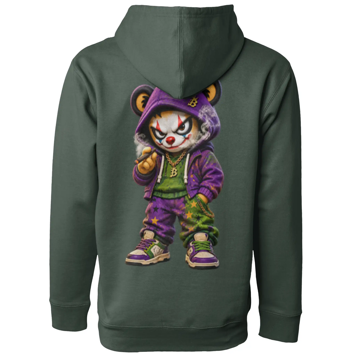Blicky pullover hoody clown 2 design