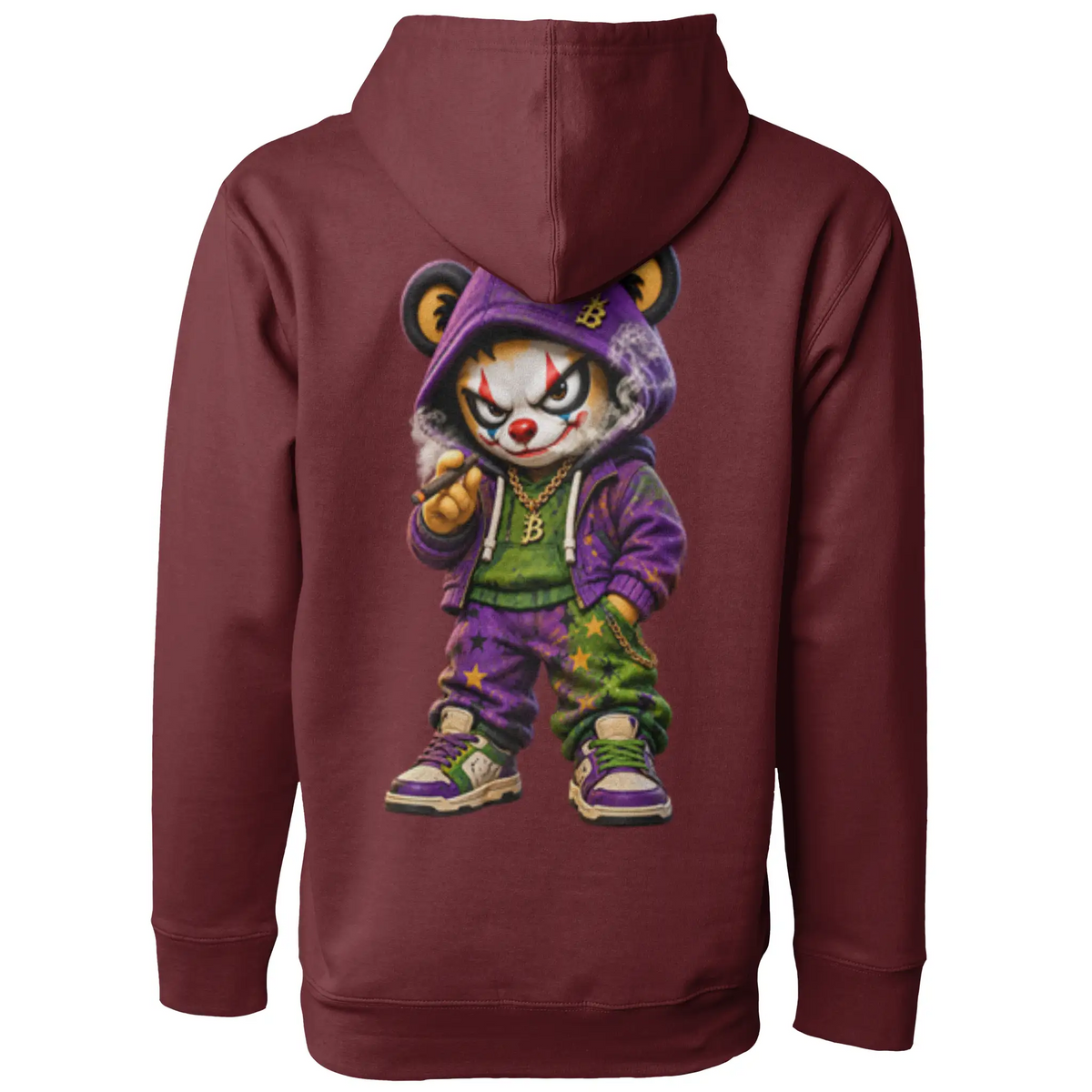 Blicky pullover hoody clown 2 design