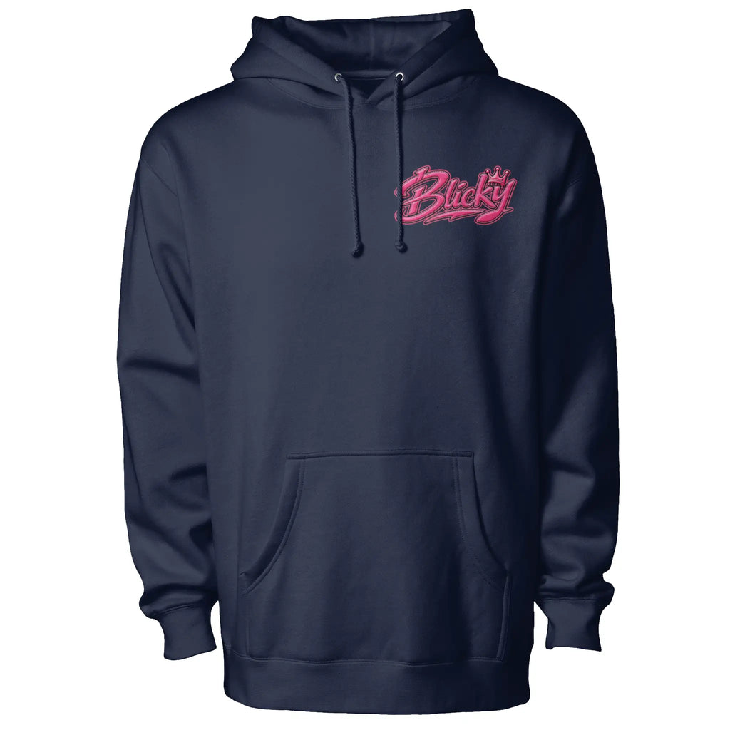 Blicky pullover hoody pink design