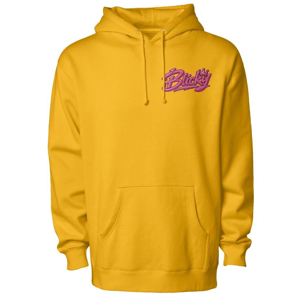 Blicky pullover hoody pink design