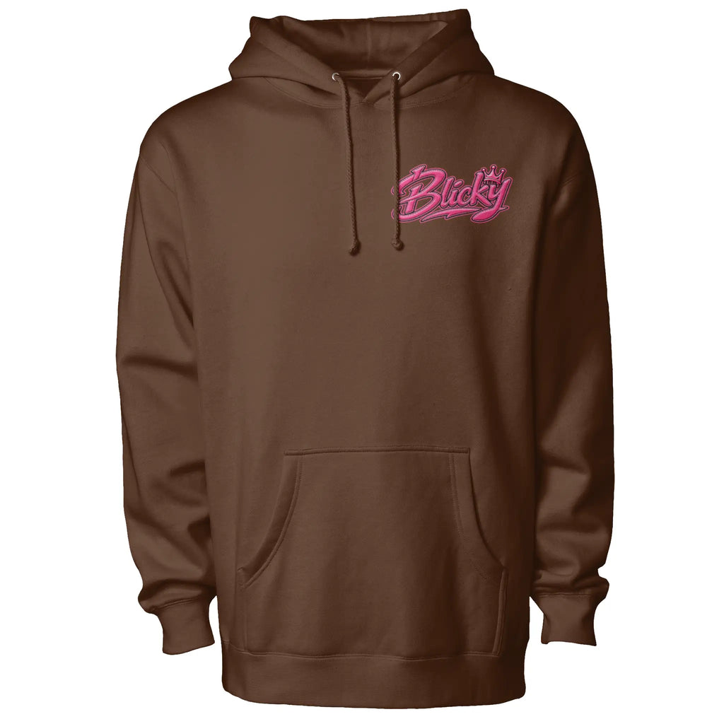 Blicky pullover hoody pink design