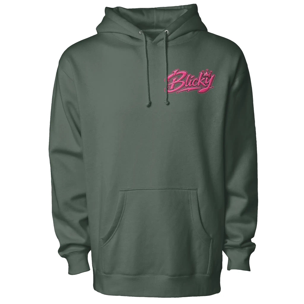 Blicky pullover hoody pink design