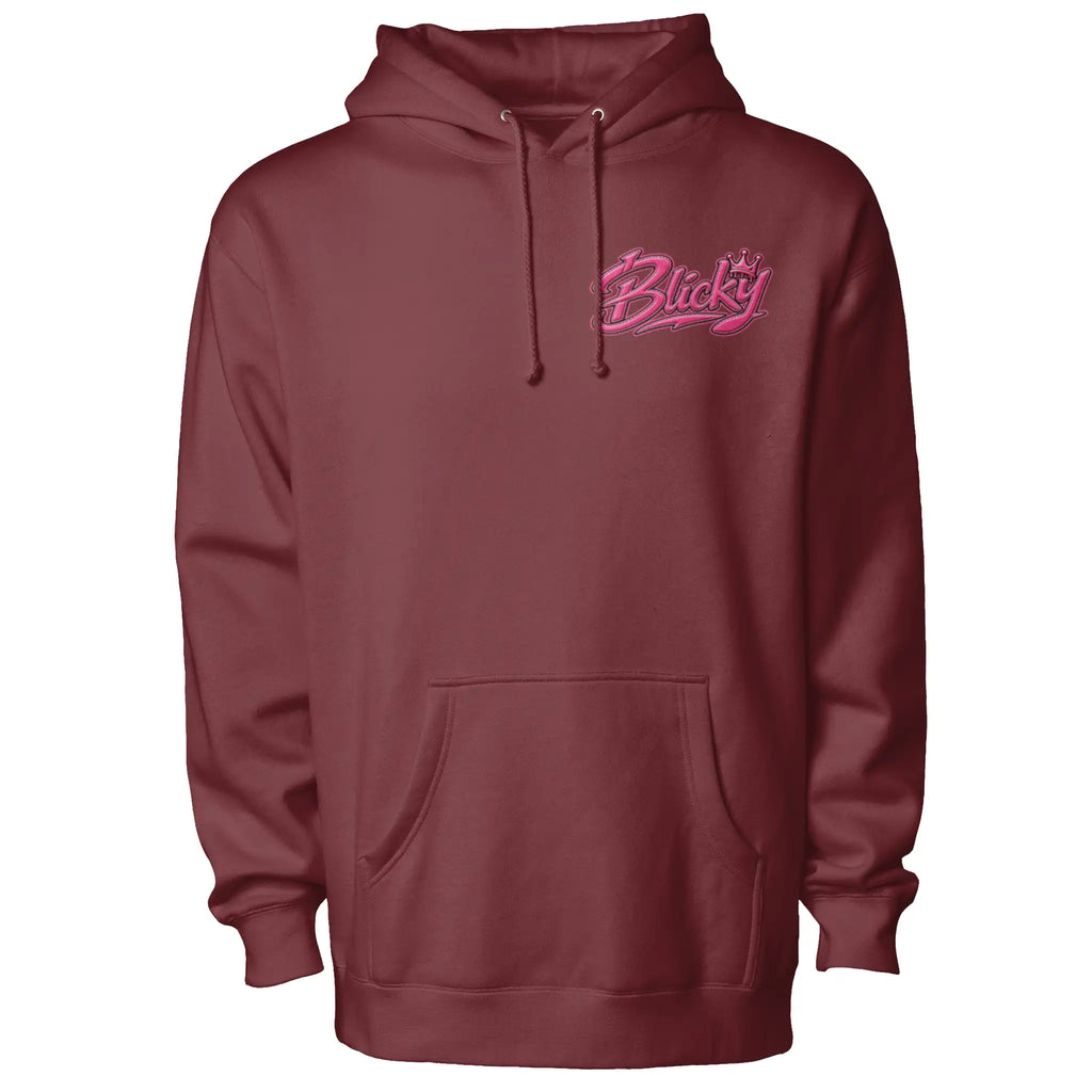 Blicky pullover hoody pink design